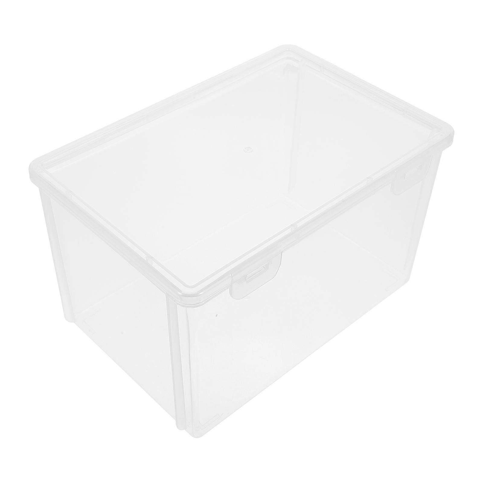 Household Toast Storage Box Plastic Bread Container Dustproof Cake Box Refrigerator Bread Box