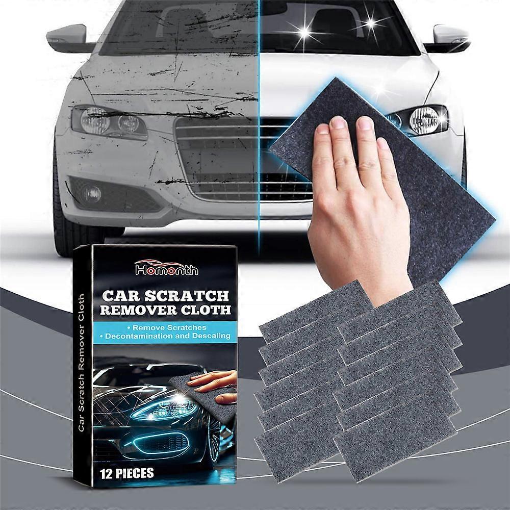 12Pcs/box Nano Sparkle Car Cloth For Scratches Nano Magic Scratch Remover Clothes