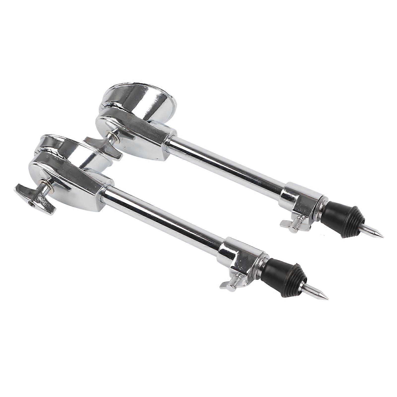 Pair Bass Drum Leg with Fixed Bracket Anti?Rust Stable for Percussion Instrument