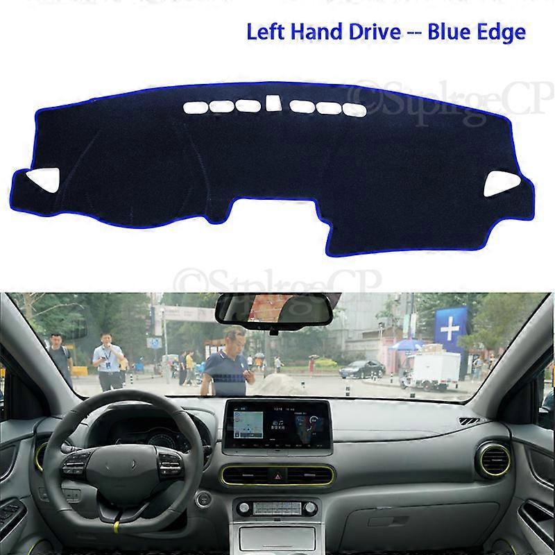 ヒュンダイコナ2017、2018、2019、2020滑り止めマットダッシュボードカバーパッドサンシェードダッシュマットカーペット車の外装ラグケープ
