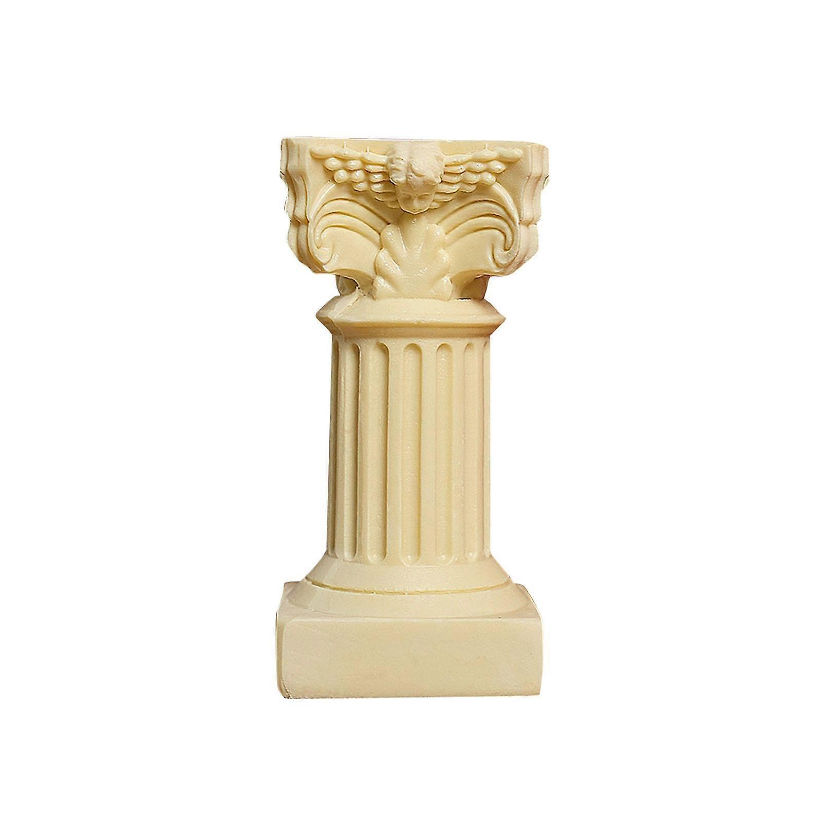 Řecké sloupy Sloup Svícny Kancelář Desktop Decor Klasická řecká socha bílá