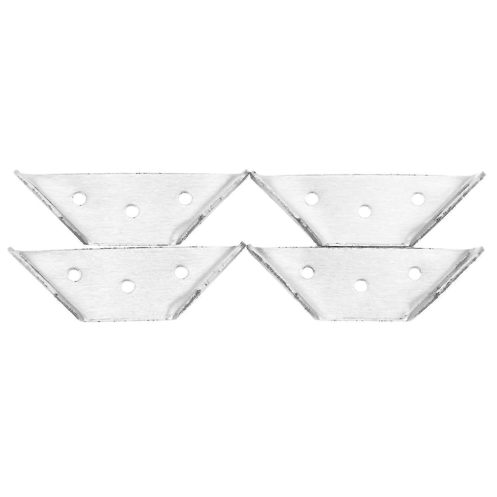 4pcs Stainless Steel Angle Code Right Angle Fixed Bracket