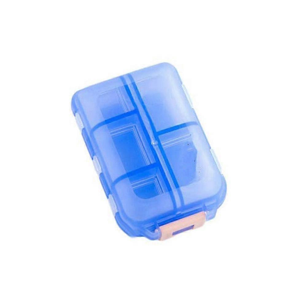 Travel Pill Organizer - 10 Compartments Pill Case, Compact And Portable Pill Box, Perfect For On-the-go Storage, Pill Holder