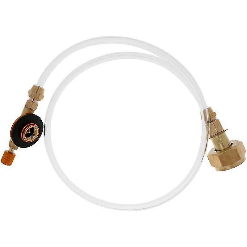 gas refill adapter transfers gasoline propane refill