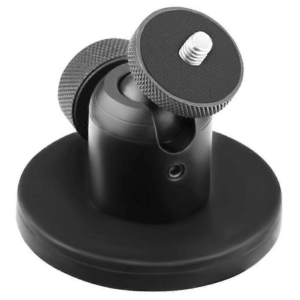 Magnetic Camera Mount 360-Degree Rotation Ball Head - Black