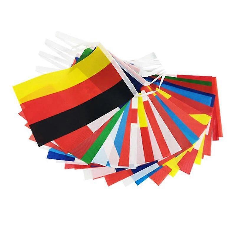 25-65M 100-200 pcs different Countries String Flag World Banner Bunting bar home party decoration