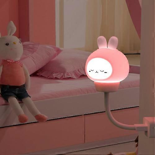 USB Night light LED Cute Bedroom Sleep Eye Protection Bedside Lamp, Style:Regular Version