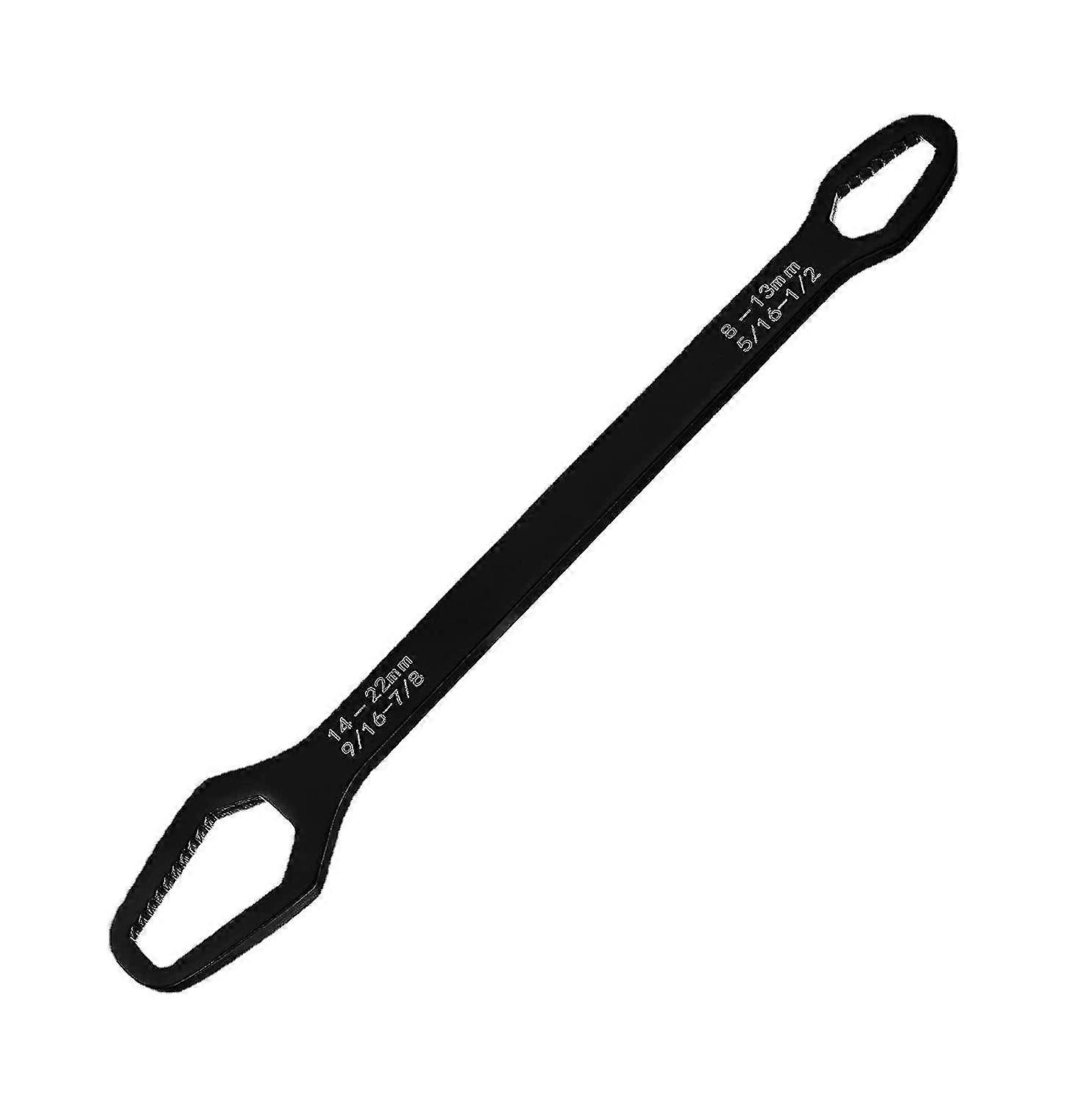 1pcs 8-22mm Universal Double End Ring Wrench Torx Metric Spanner Multi-use Hand Tool