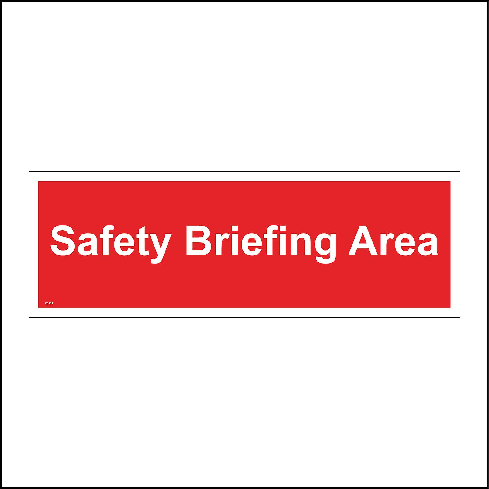 CS404 Safety Briefing Area Emergency Rescue