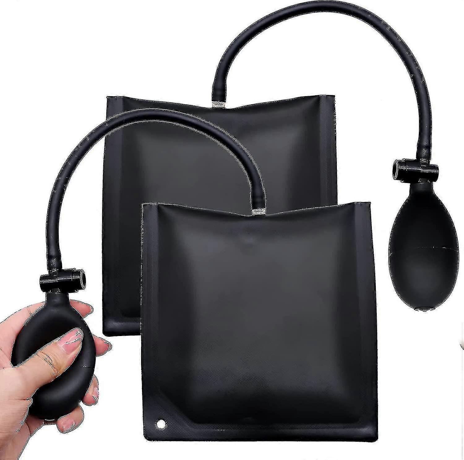 2 stk montering av pute luftkile oppblåsbare løfteluftputeverktøy