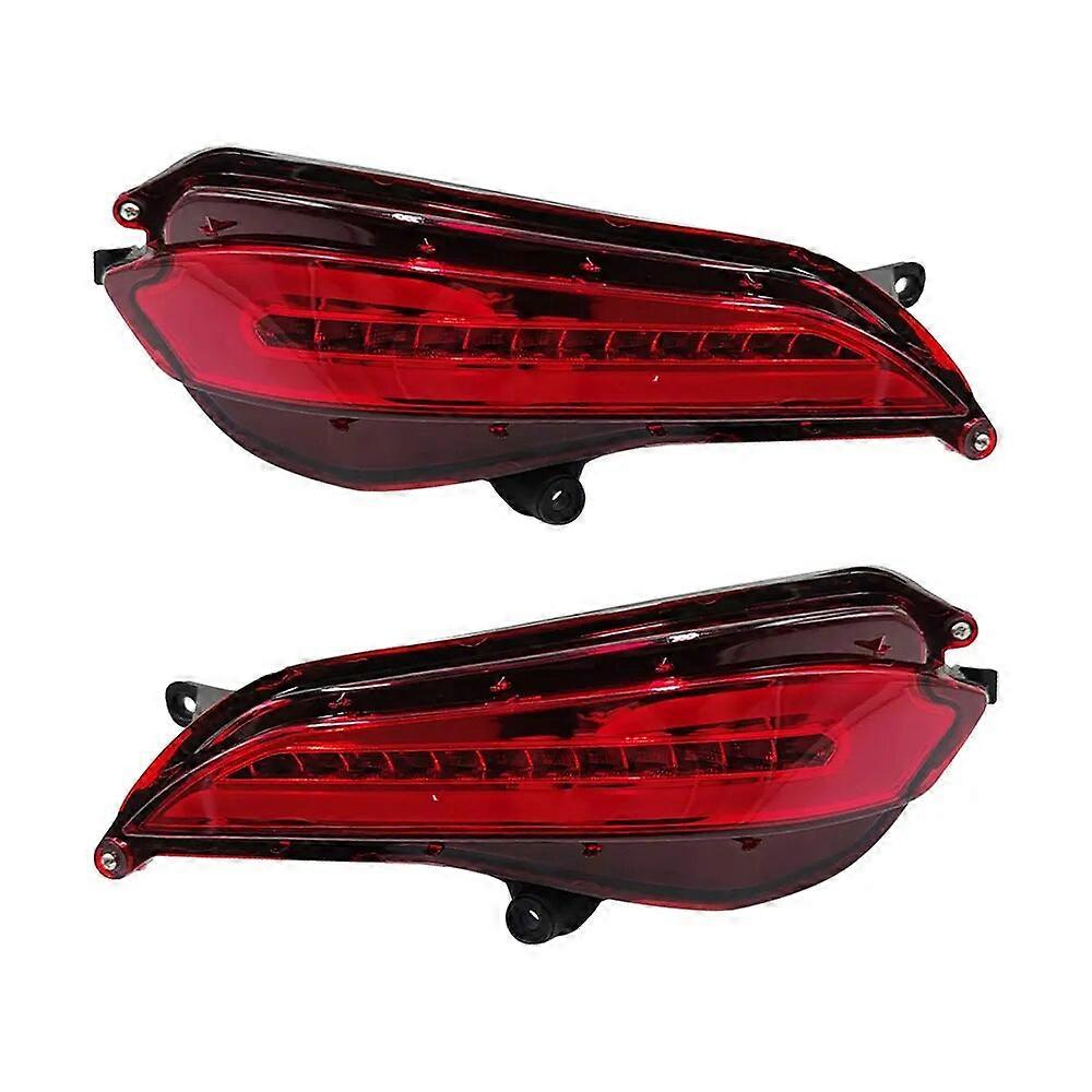 CSCSNL 1 Set Auto LED Reflector Taillight For Toyota Yaris 2017 2018 2019 Rear Fog lamp bumper Braking turn signal lights