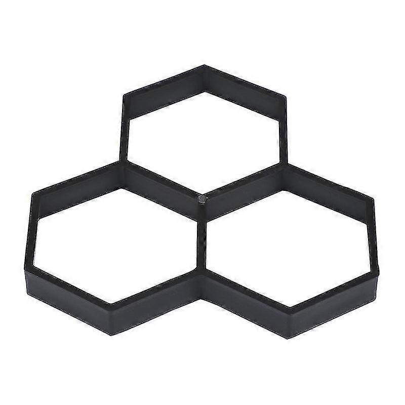1pc Plastic Diy Path Maker Pavement Mold Reusable Concrete Cement Mold--