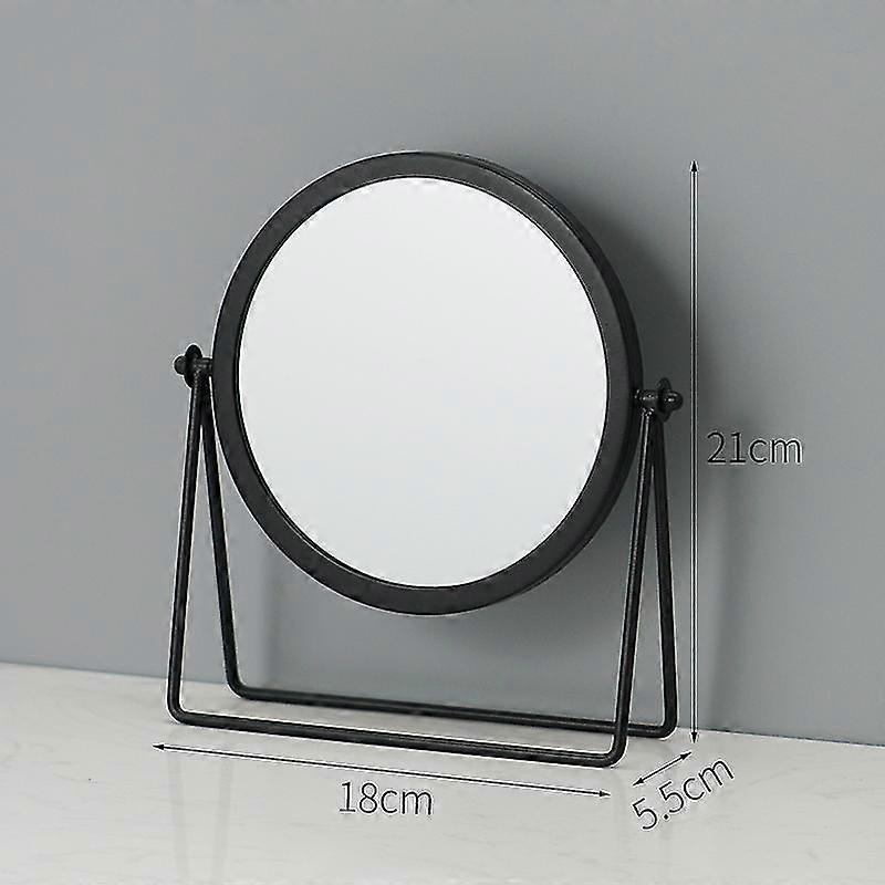 Adjustable Flexiblemakeup Mirror,shaving Cosmetic Mirror Square,BLACK B
