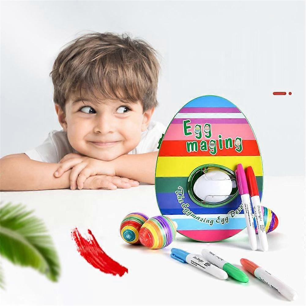 Easter Egg Decorator Kit Electric Egg Painting Decorating Spinner with Music & Lights