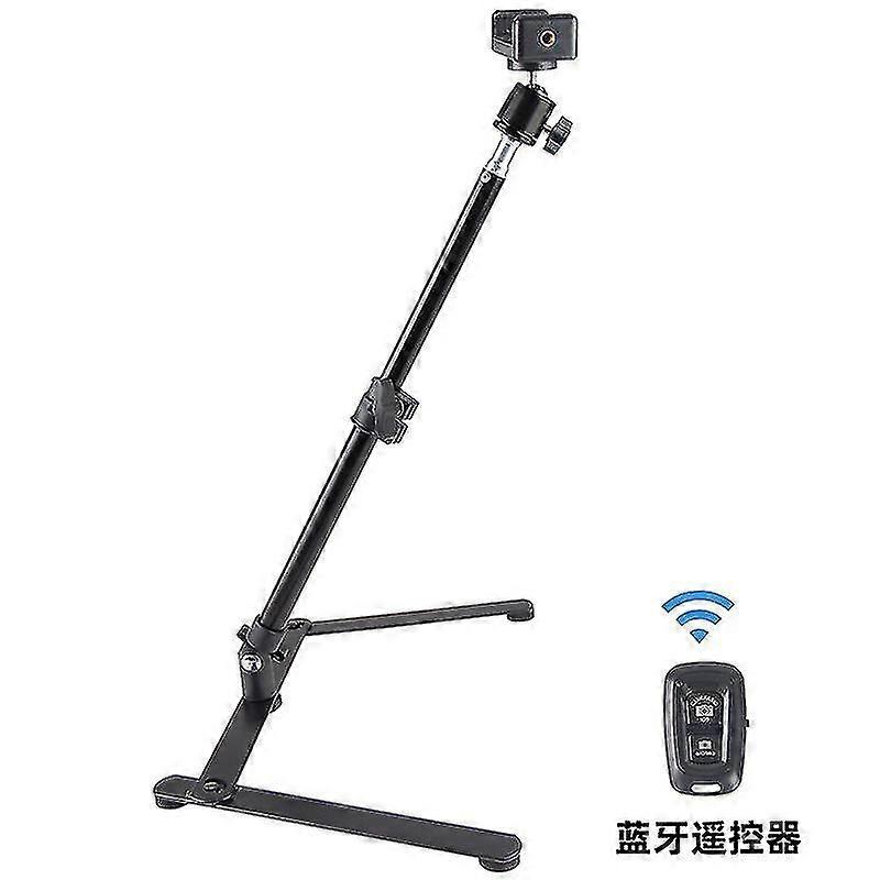 [bracket Remote Control Model] Overhead Frame + Spherical Head + Big E Clip + Bluetooth Remote Control-mobile Phone Desktop Bracket Lazy Overhead Shoo