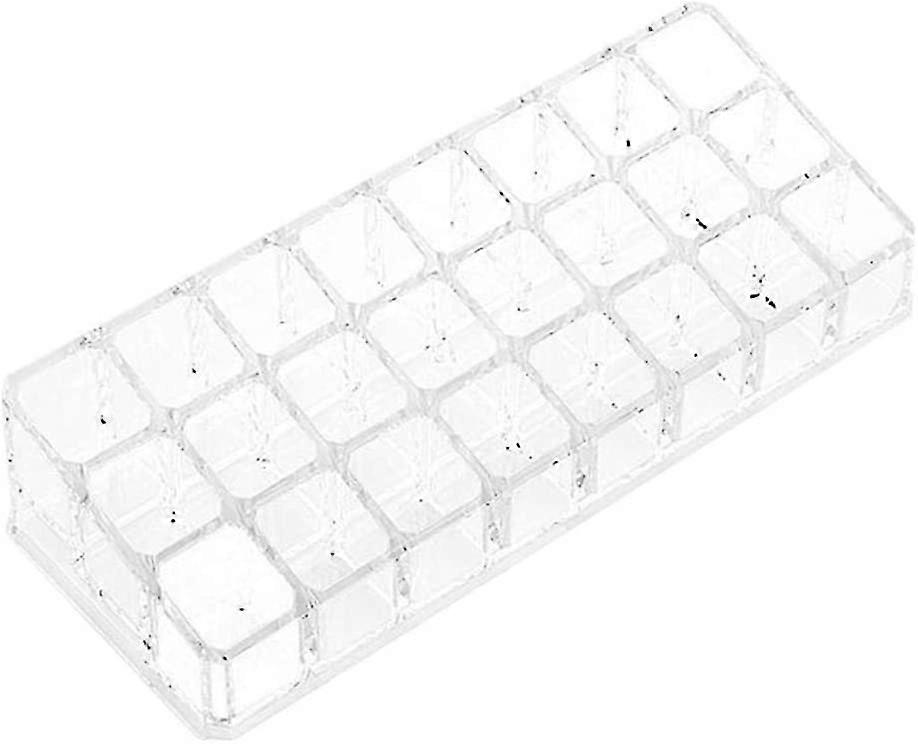 Multifunctional Transparent Color 24 Boxes Desktop Storage Box Jewelry Box