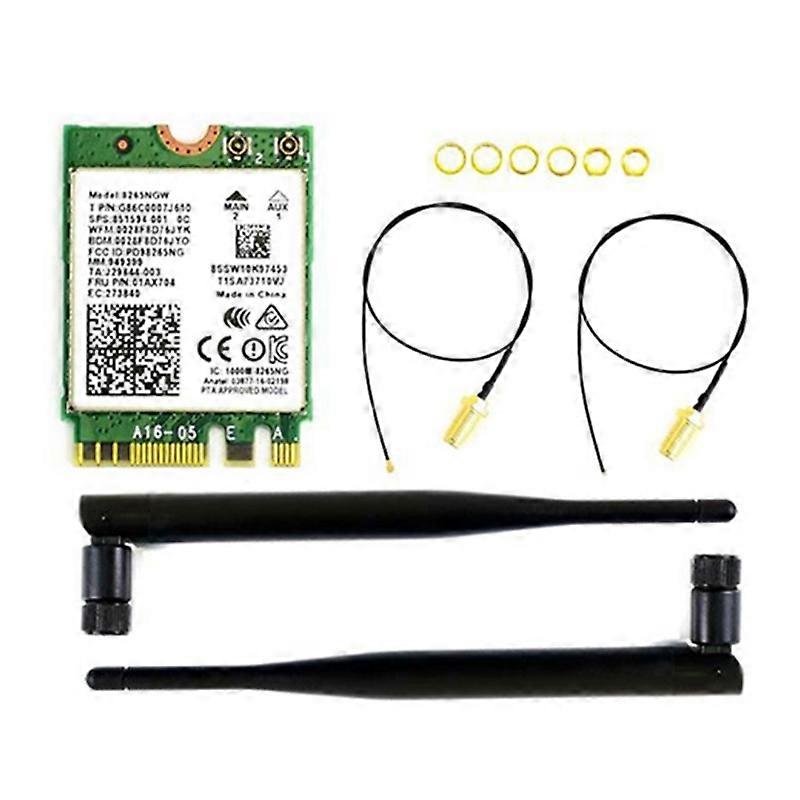 AC8265 Bezdrôtový NIC-modul pre Jetson Nano dvojpásmový 2,4GHz / 5GHz WiFi adaptér