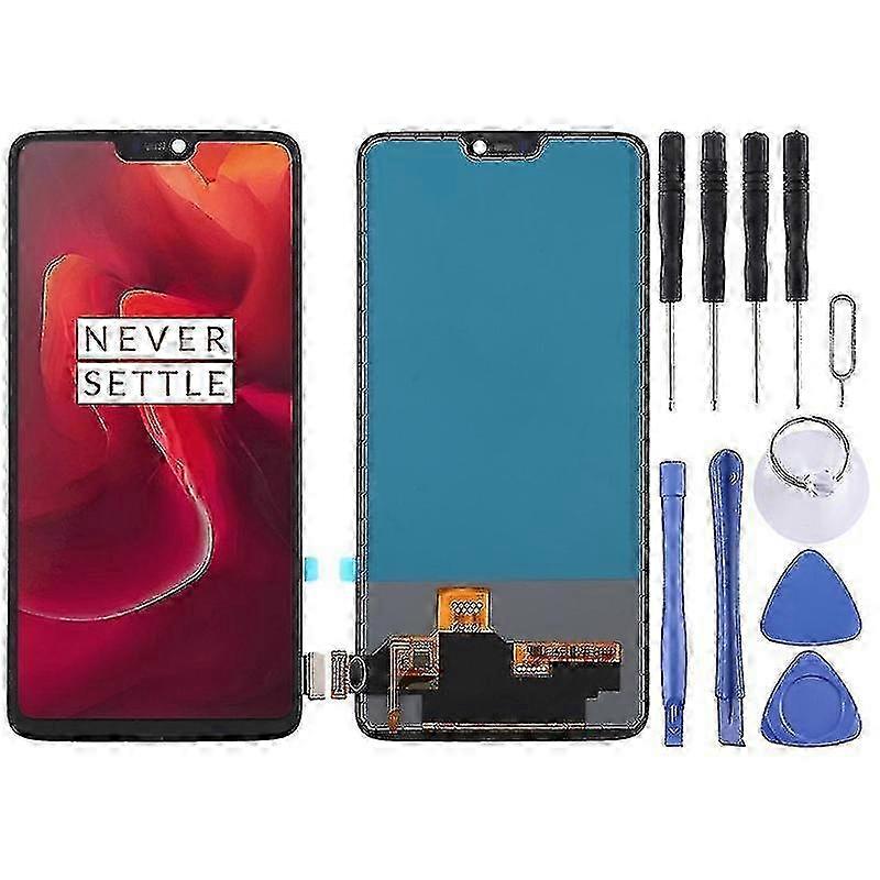 OEM LCD Screen for OnePlus 6 A6000 with Digitizer Full Assembly (Black) XH
