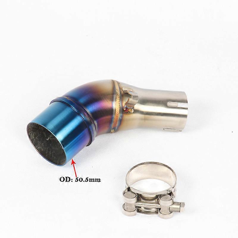 For Yamaha YZF R25 R3 MT-03 MT03 Motorcycle Exhaust System 51mm Exhaust System Connection Muffler Modified Slip Center Link Pipe~16287