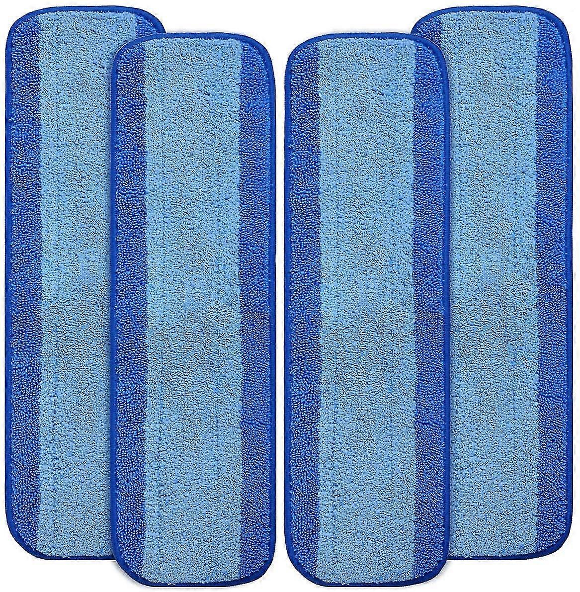 4 Pack Microfiber Cleaning Pads Compatible With Bona Premium Spray Laundry Mop