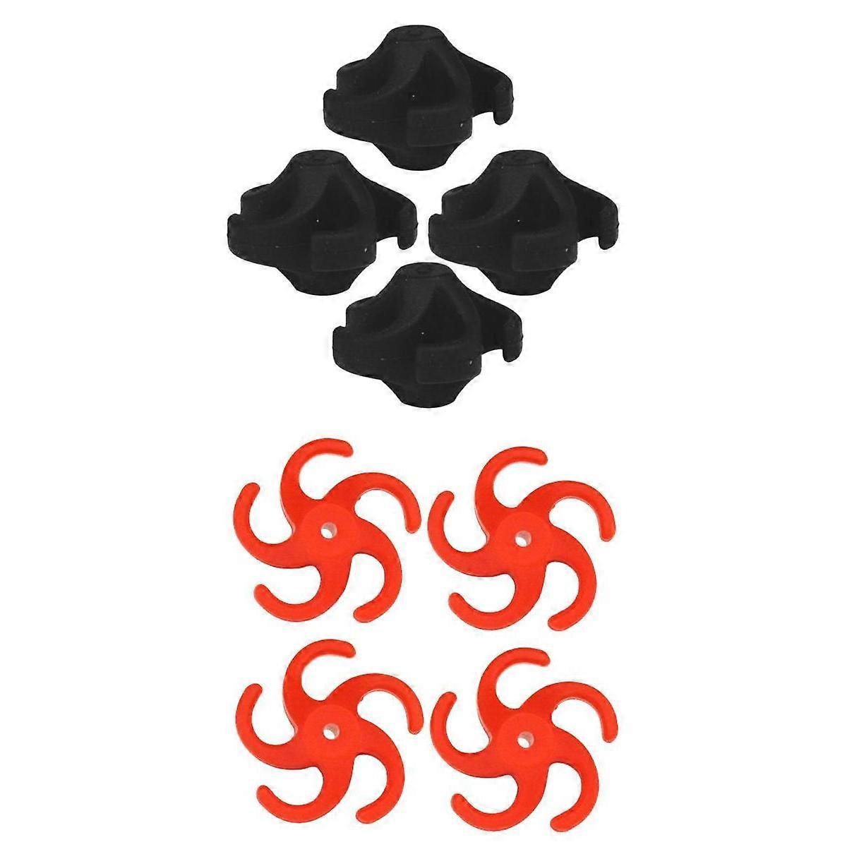 Bow String Stabilizer Vibration Absorber Silencer Dampeners Black Red