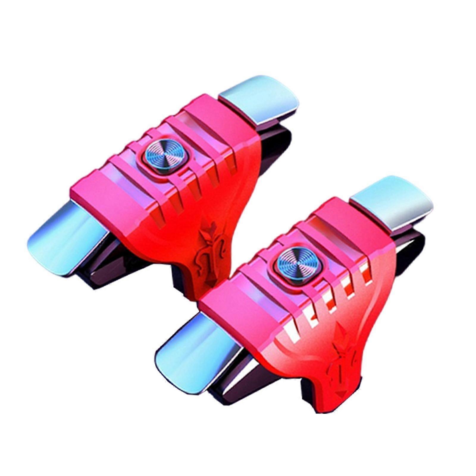 Gaming Pad Controller L1R1 Keypads Sensitive Buttons Joystick Red