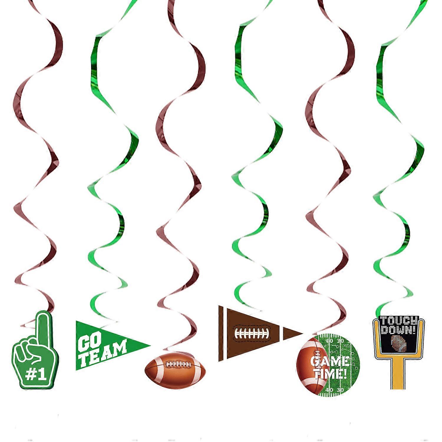 럭비 미식축구 어린이 생일 파티 식기 종이 접시 티슈 식탁보 장식 파티 용품