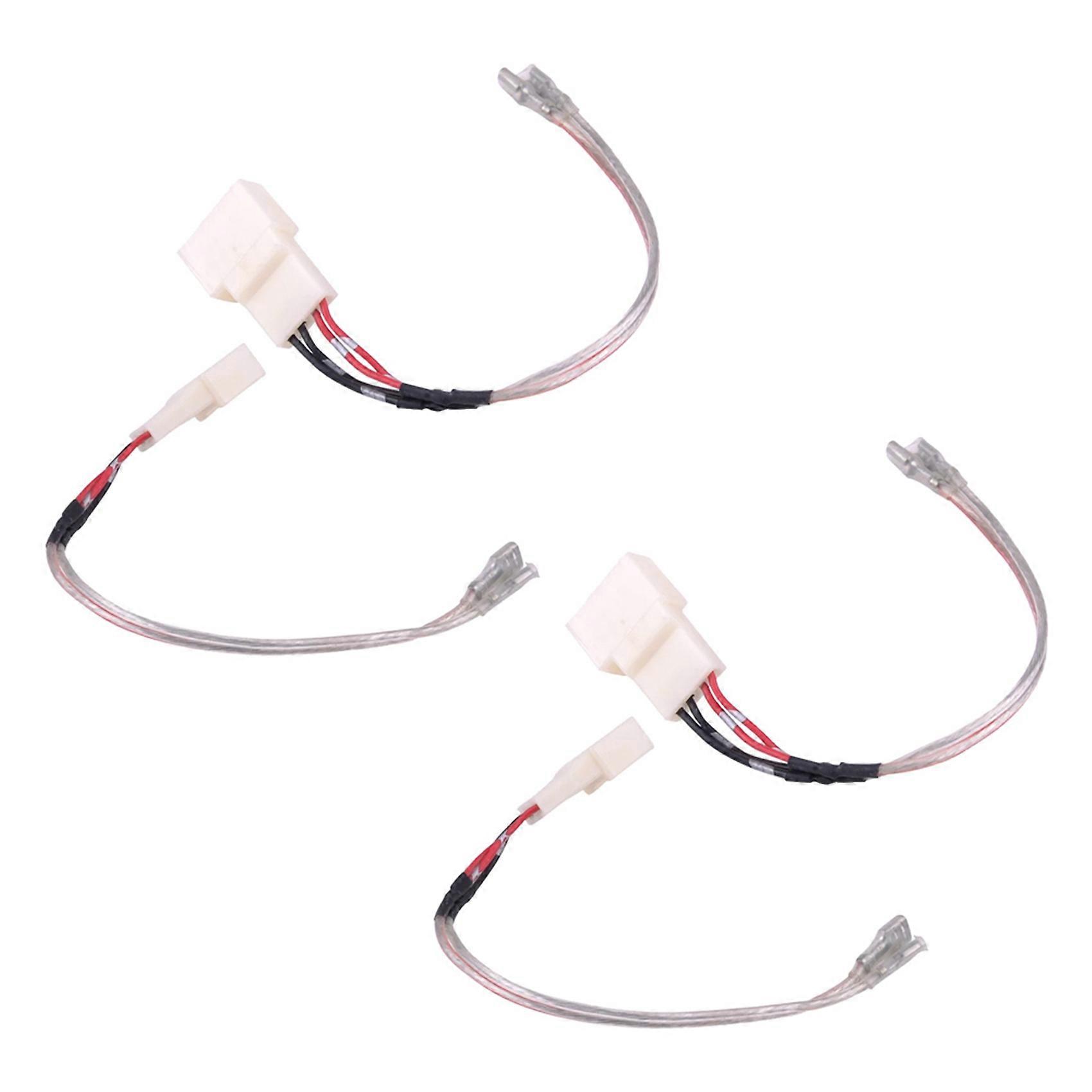 4Pcs Car Tweeter Dash Front Speaker Wire Harness Cable Adapter Fit for 2016 2017 2018 2019