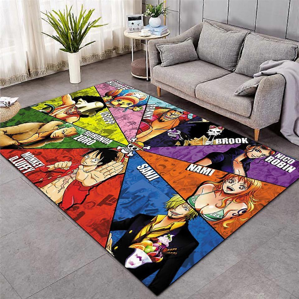 One Piece Shaggy Fluffy Anti-Skrid Area Floor Mat 3D Tæppe Skridsikker måtte Spisestue Stue Soft Child Soveværelse Mat Tæppe ST009