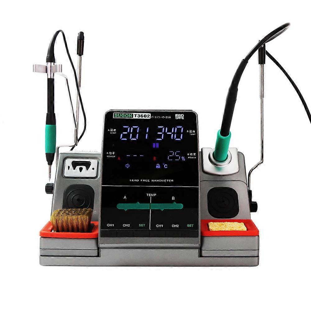 SUGON T3602 Soldering Station JBC C115 C210 Double Station Welding Rework Station For Cell-Phone PCB SMD IC Repair Solder Tools
