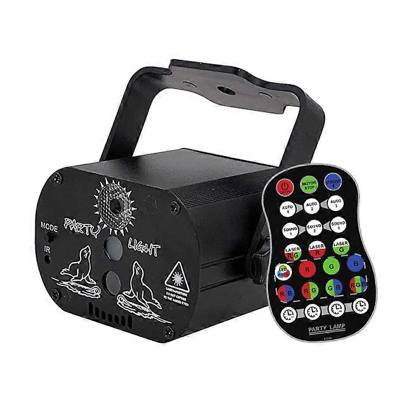 Mini Party Light Remote Control Stage Laser Projector Light USB/Rechargeable LED Disco Lights for