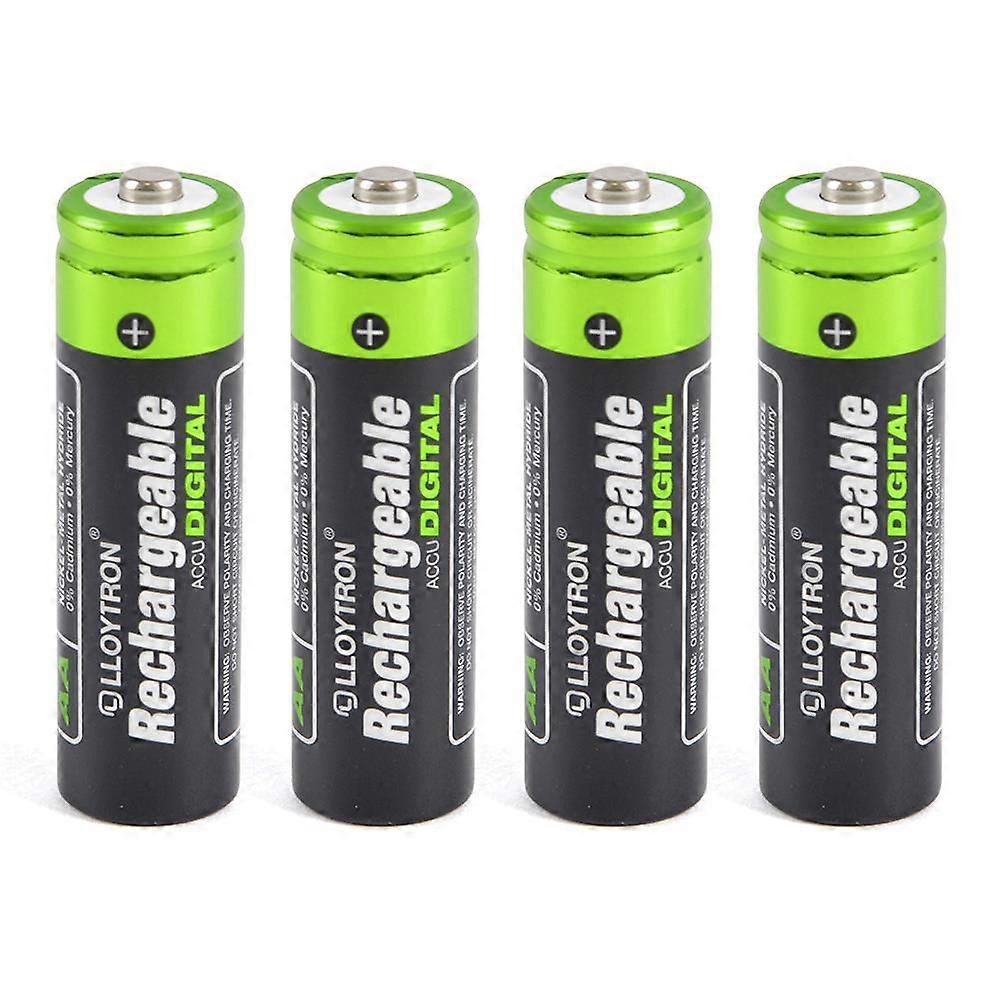 A2Z NiMH Rechargeable AccuDigital Battery 1300mAh Lasts Long AA Size Pack of 4