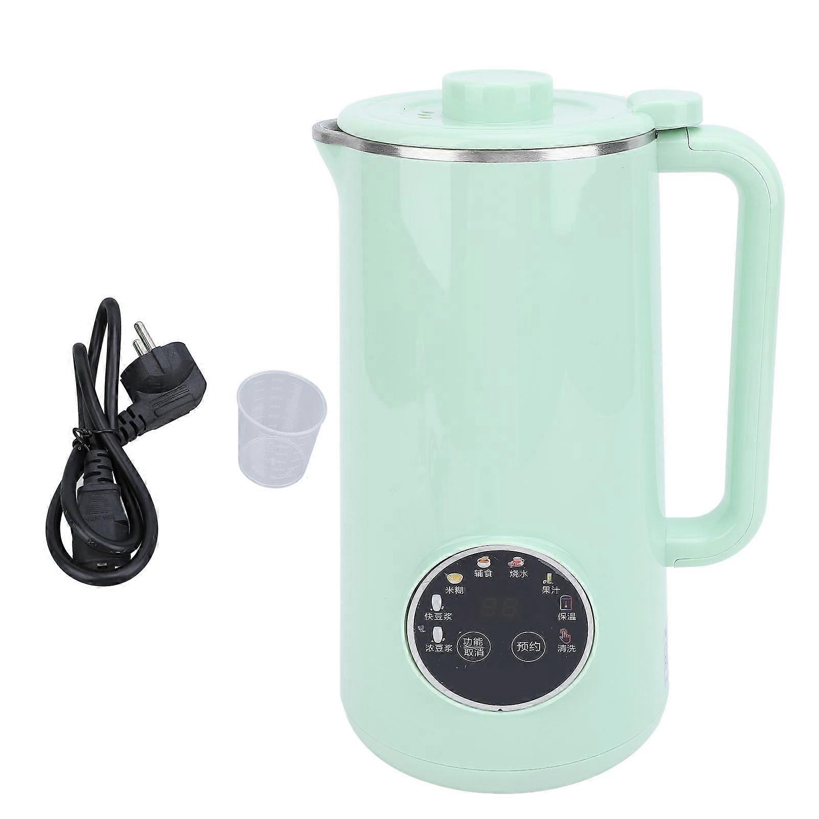 Nut Milk Maker Machine 800ml Stainless Steel Multifunctional Automatic Soy Milk Maker Blender with 10 Blades LED Display for Home(YMCAT)