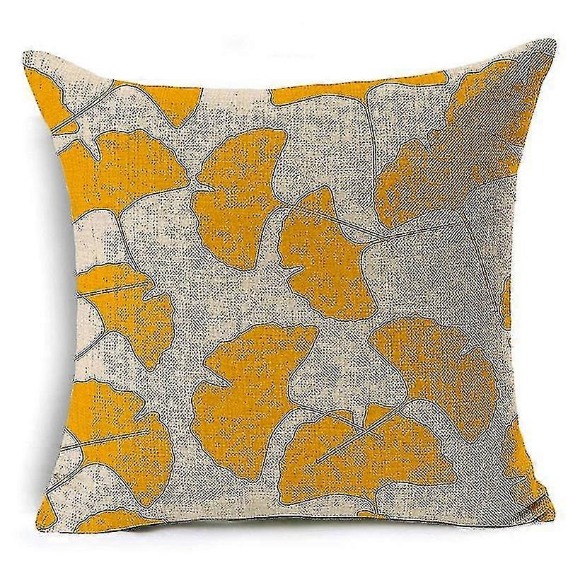 紅葉リネンクッションカバーソファピローカバーベッドルームピローカバー