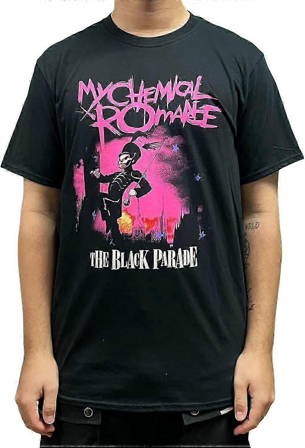 T-skjorte Black Parade Retro trendy materiale