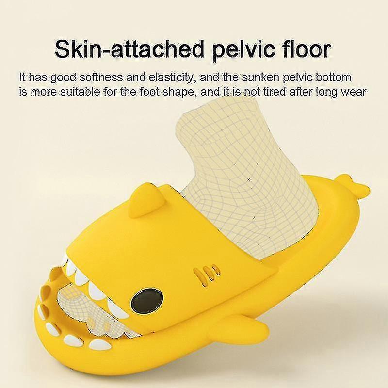 Shark Slippers Non-slip Shower Bathroom Slippers Soft Summer Slide Sandals For Girls And Boys New