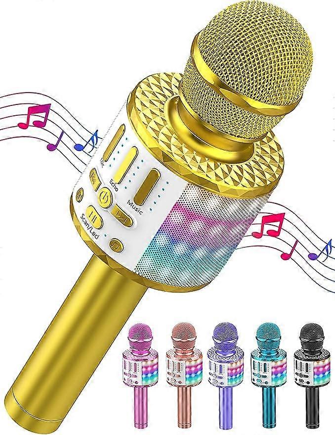 Microphone microphone all-in-one audio live god wireless bluetooth mobile phone singing palm KTV
