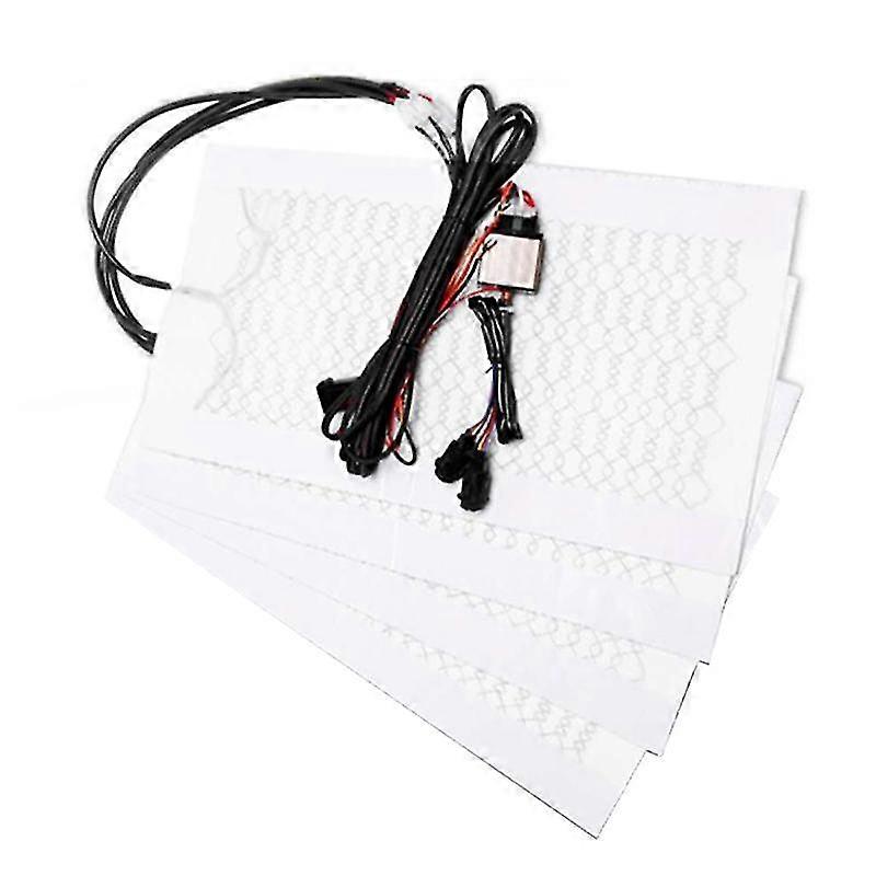 12v Universal 5 Level Round Switch 12v Carbon Fiber Car Heated Heating Heater Pads Winter Covers