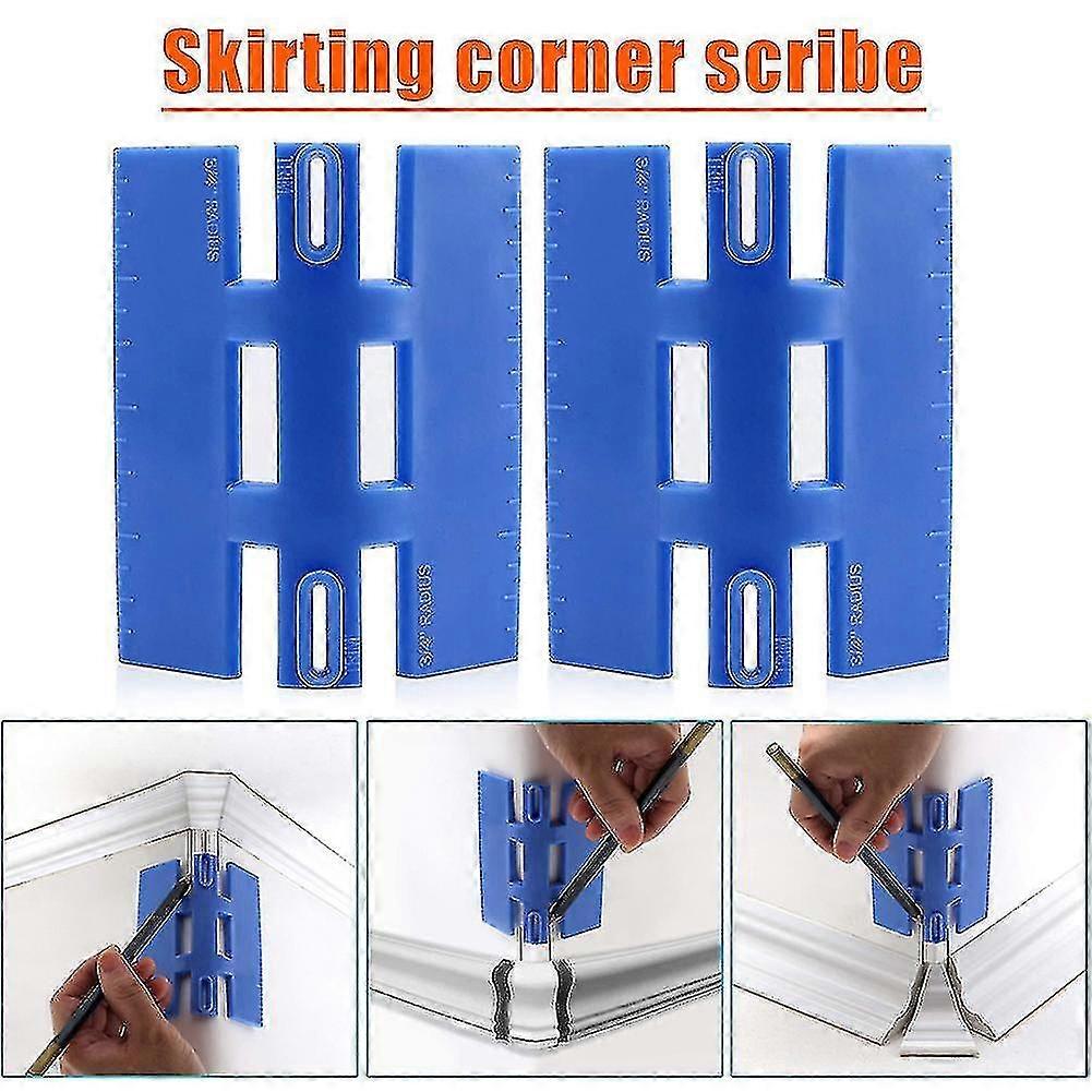 Bullnose Corner Marking Tool Bull Nose Corners Trim Gauge For Baseboard Chair Rail An