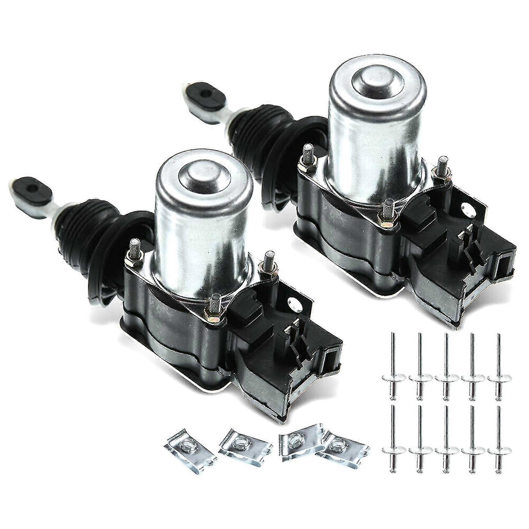 2x Power Door Lock Actuator Latch With Bracket For 16603085, 20710114, 20710115