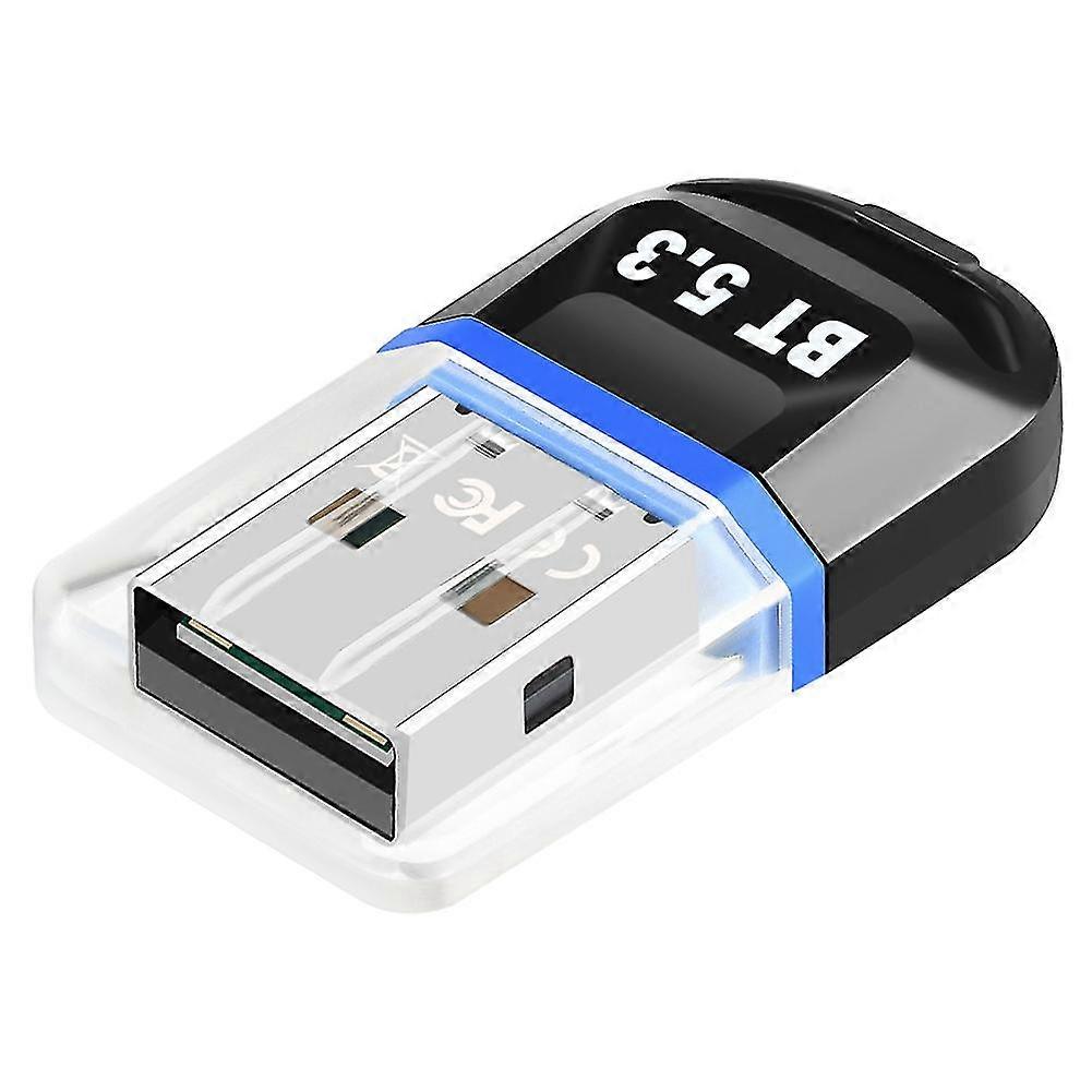 Usb Bluetooth 5.3 Adapter Usb Bluetooth Receiver Supports Laptop Pc Desktop Bluetooth Headset Recei