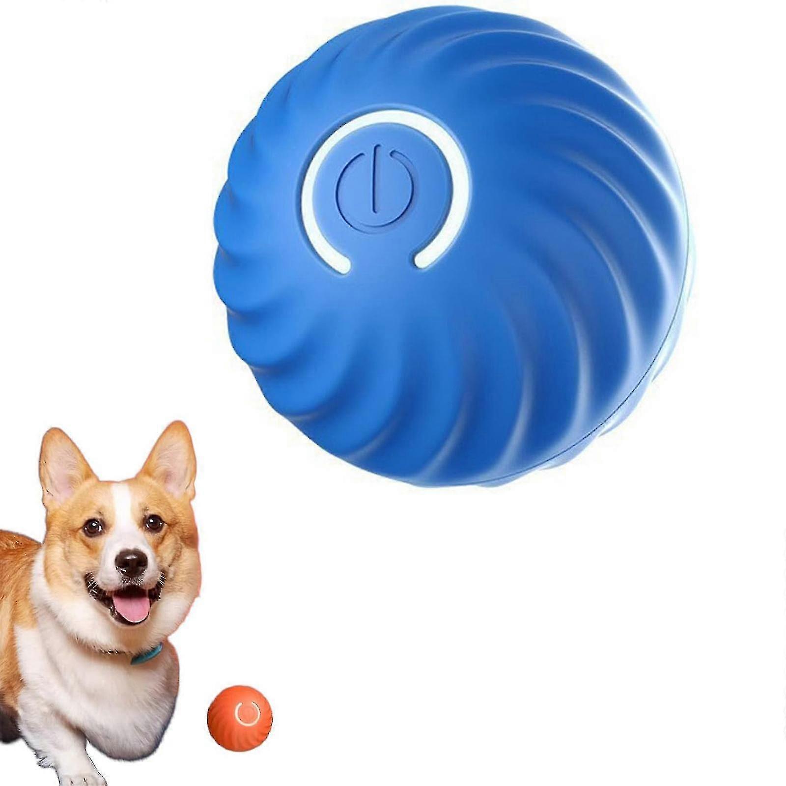 Automatic Smart Teasing Dog Ball, Smart Interactive Dog Toy, Durable Motion Dog Toys Automatic Rolling Ball Toys, USB Rechargeable