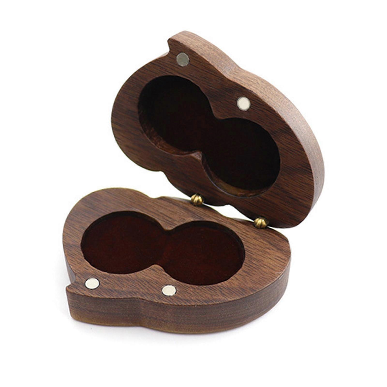 Proposal Rustic Ring Box Ring Heart Storage Box Engagement Gift Wooden Ring Box