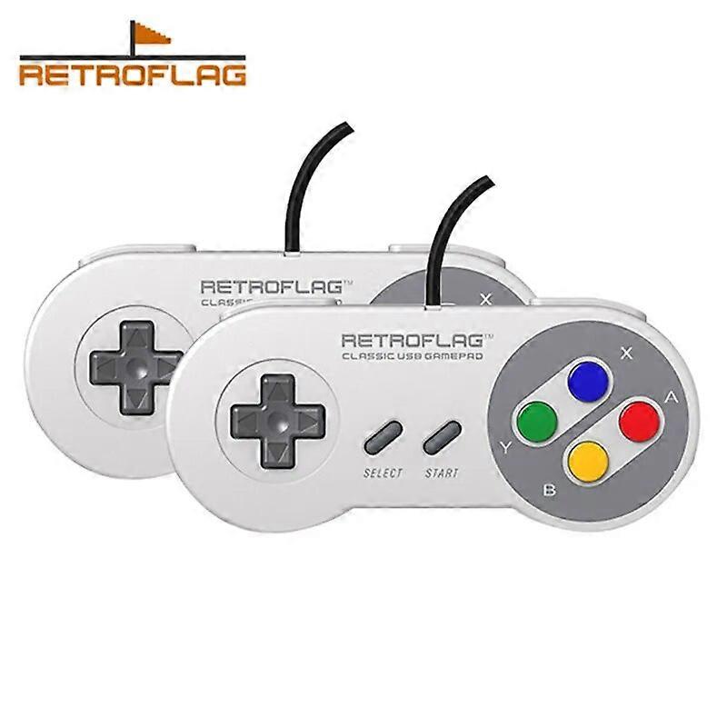 2PCS Retroflag Classic USB Wired Controller Gamepad Handle for Raspberry Pi Windows Nintendo Switch