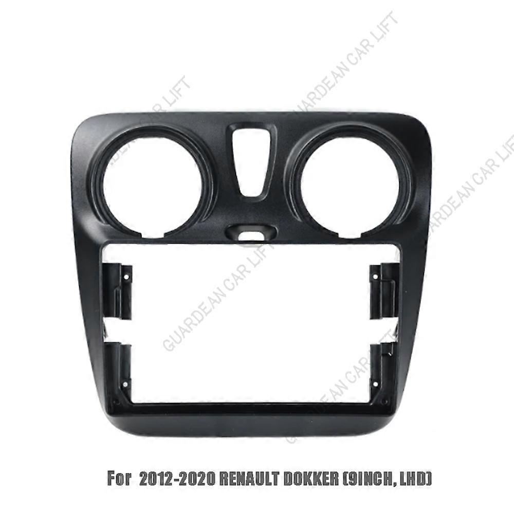 For Renault Dokker 2012-2021(9Inch) Car Radio Fascias Android GPS MP5 Stereo Player 2 Din Head Unit Panel Dash Frame Installatio