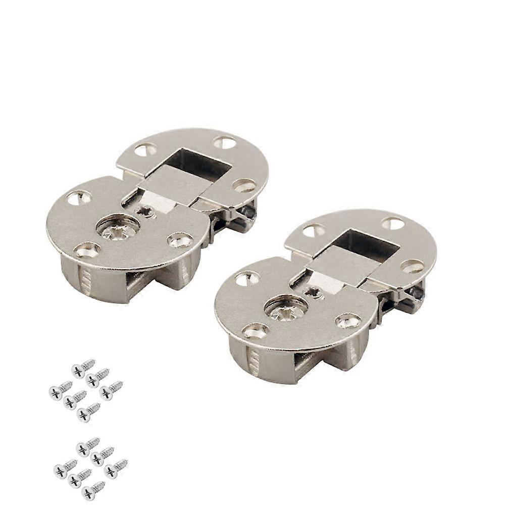 2 Pieces 90 Degree Page Turning axis Adjustable Cabinet Door Hidden Hinge Dedicated Table Drop Hinge Flat Hinge
