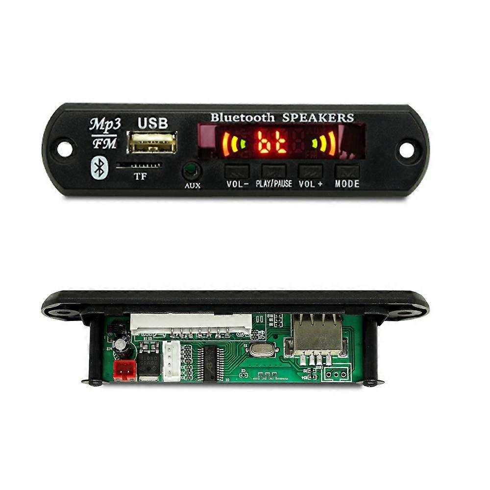12V Wireless Bluetooth 5.0 MP3 WMA Decoder Board Audio Module USB TF Radio Car Accessories MP3 Player with Remote Control