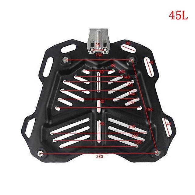 45L 55L 65L Pickling board Tail Box Quick Release Base Stamping Bottom Plate Motorcycle Tail Box Rack Accessorie