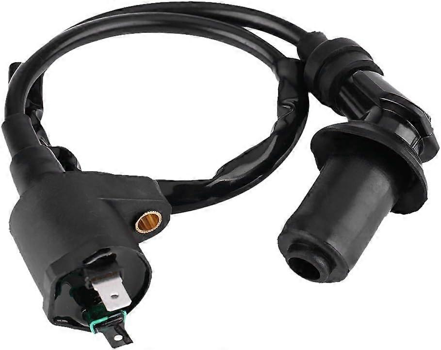 Bobine, bougie d’allumage de moto bobine d’allumage pour GY6 50CC 125CC 150CC ATV Scooter Moteur cyclomoteur Dirt Bike Go Kart (Noir)