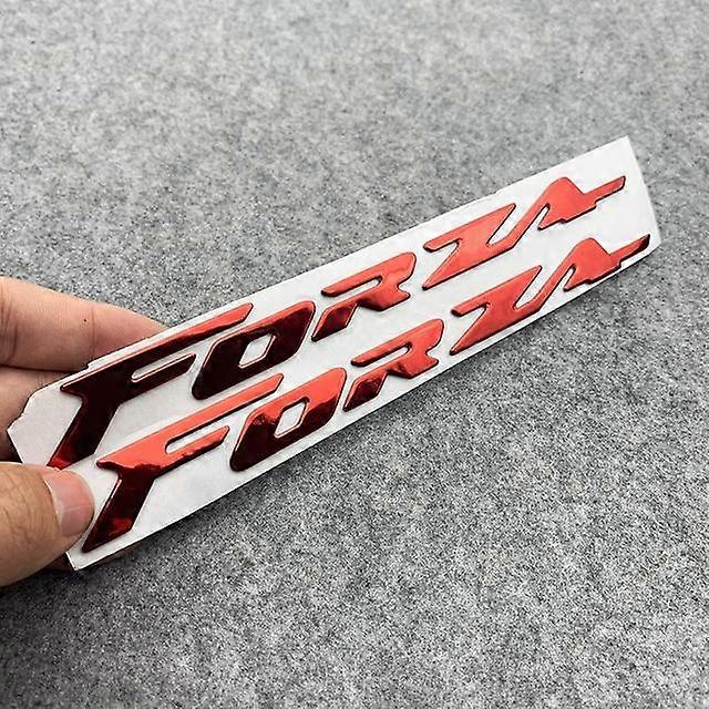 3D Forza Emblem Badge Bike Motorcycle Sticker For Honda FORZA 125 300 350 Logo Mark Symbol Side Fairing horizon 2 4 7 Motorsport